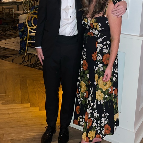 Reformation Nadira Floral Georgette Midi Dress size 6 - Picture 6 of 6